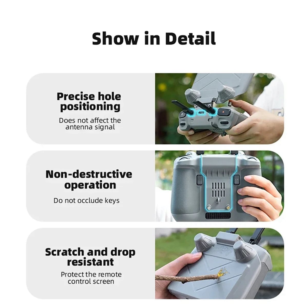 Protetor Solar DT75BG para Con - Drone Controller Hood avaliação e preço